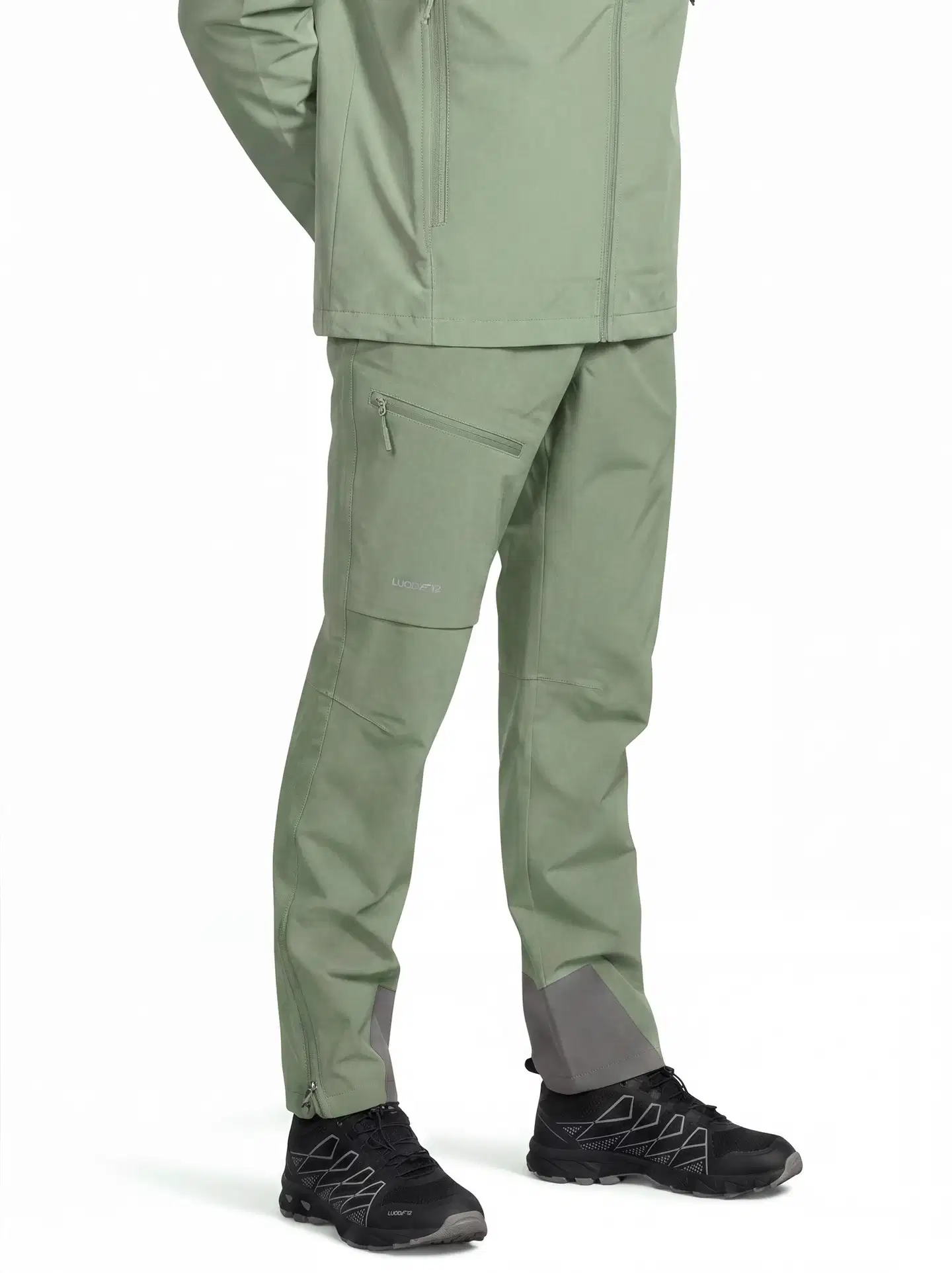 Luode12 miesten kuorihousut 204L112651 - oil green - 1