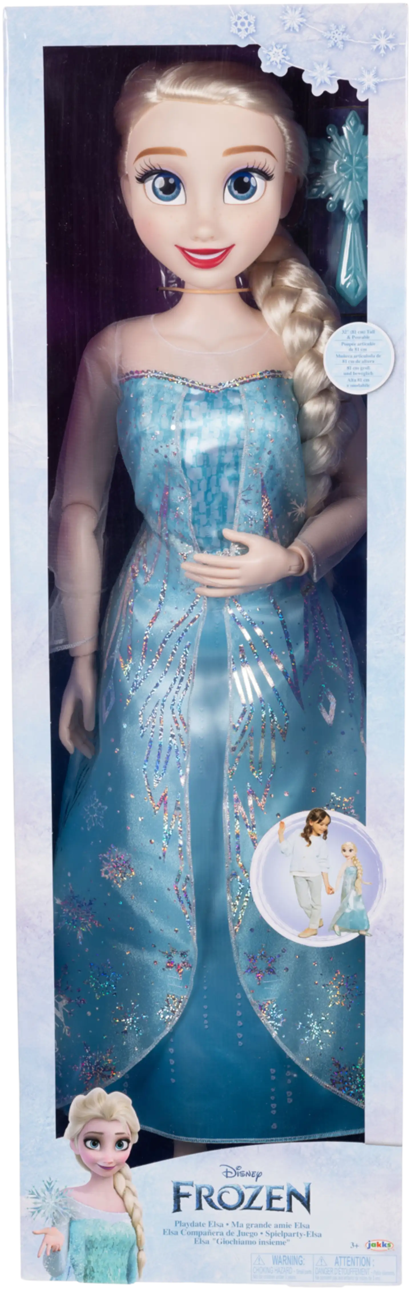 Frozen nukke Elsa 80 cm - 8