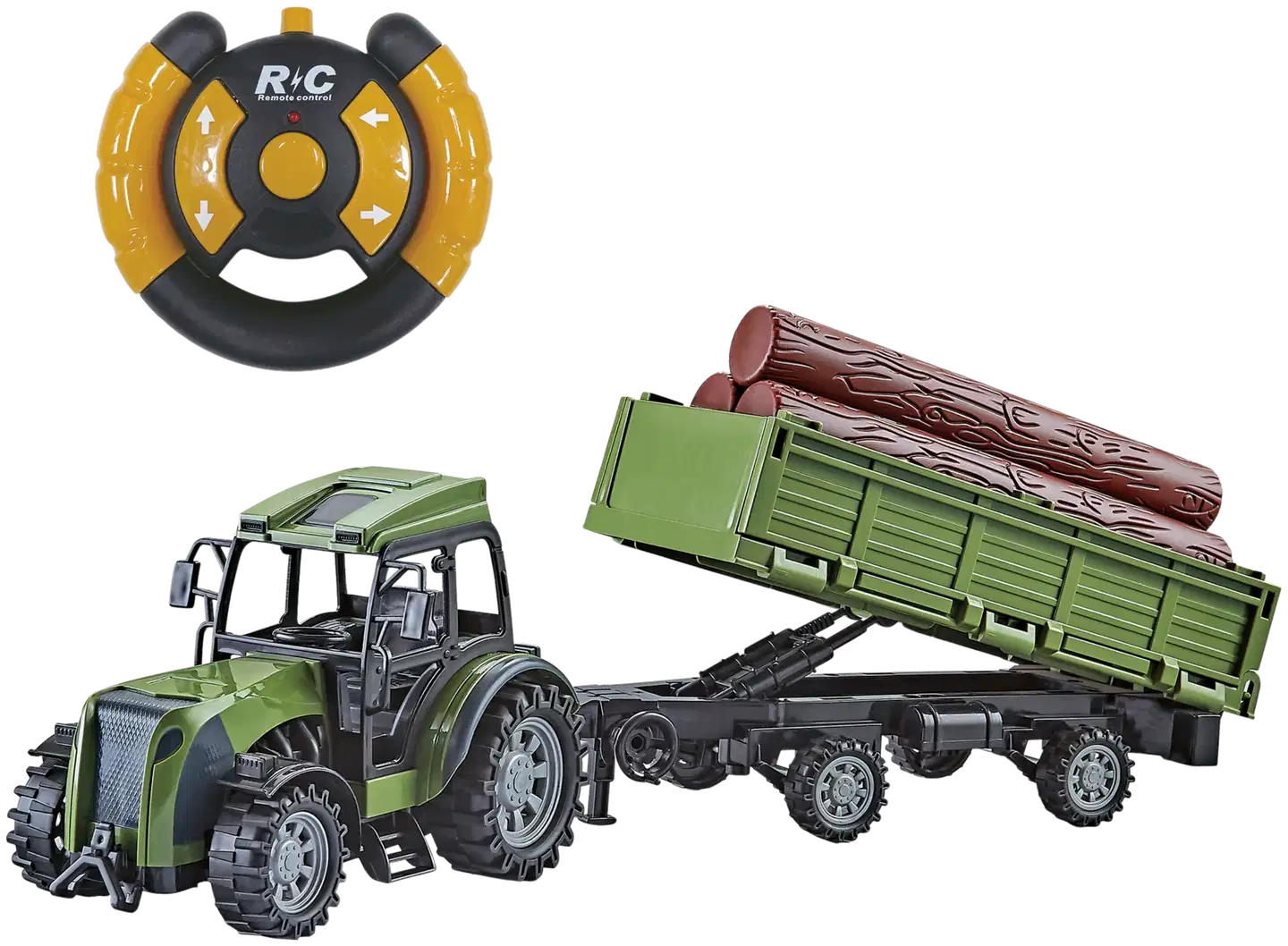 Junior Wheels RC traktori ja tukkiperävaunu - 1