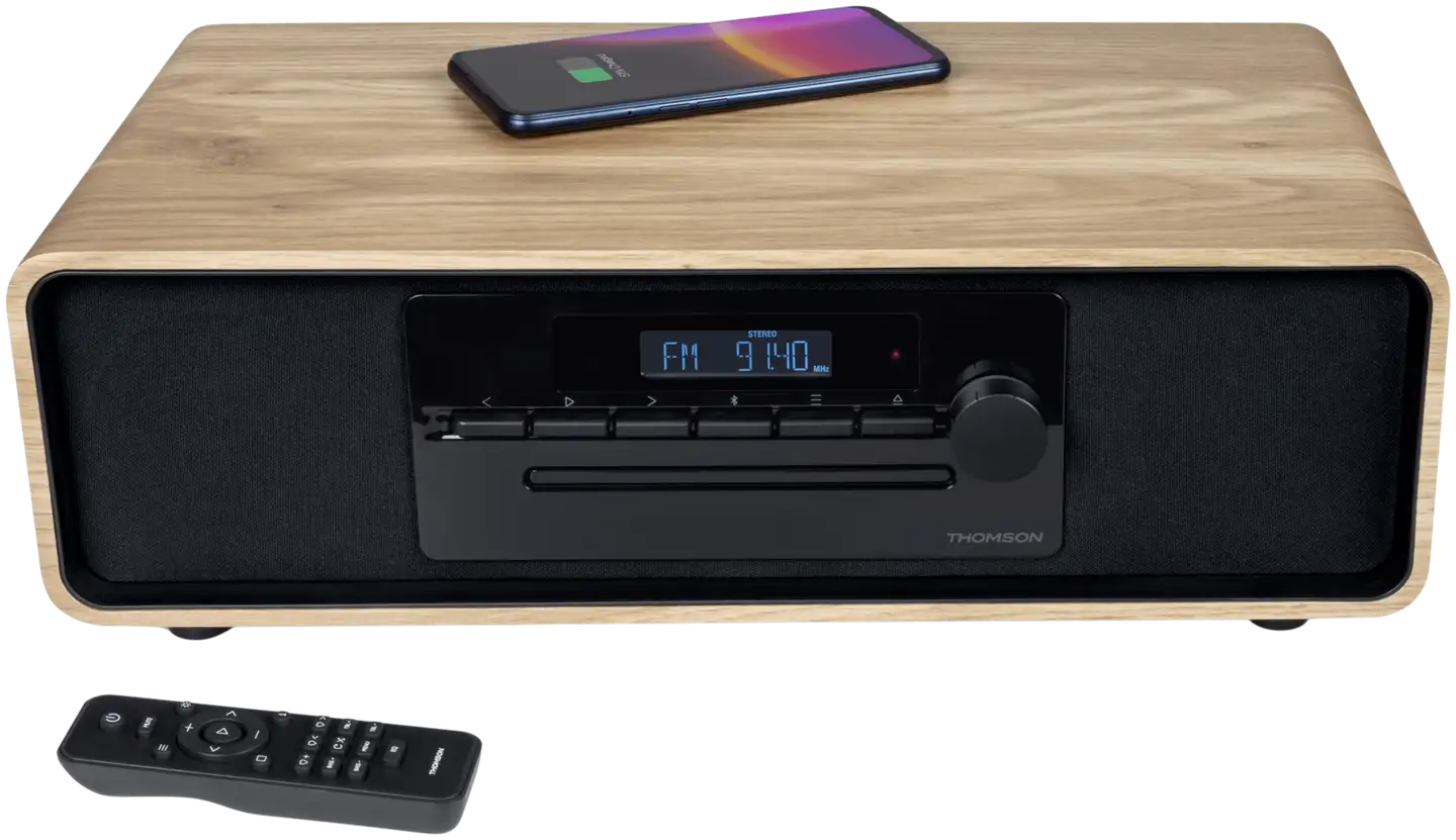 Thomson mikrohifijärjestelmä MIC300IBT puu/musta - 3