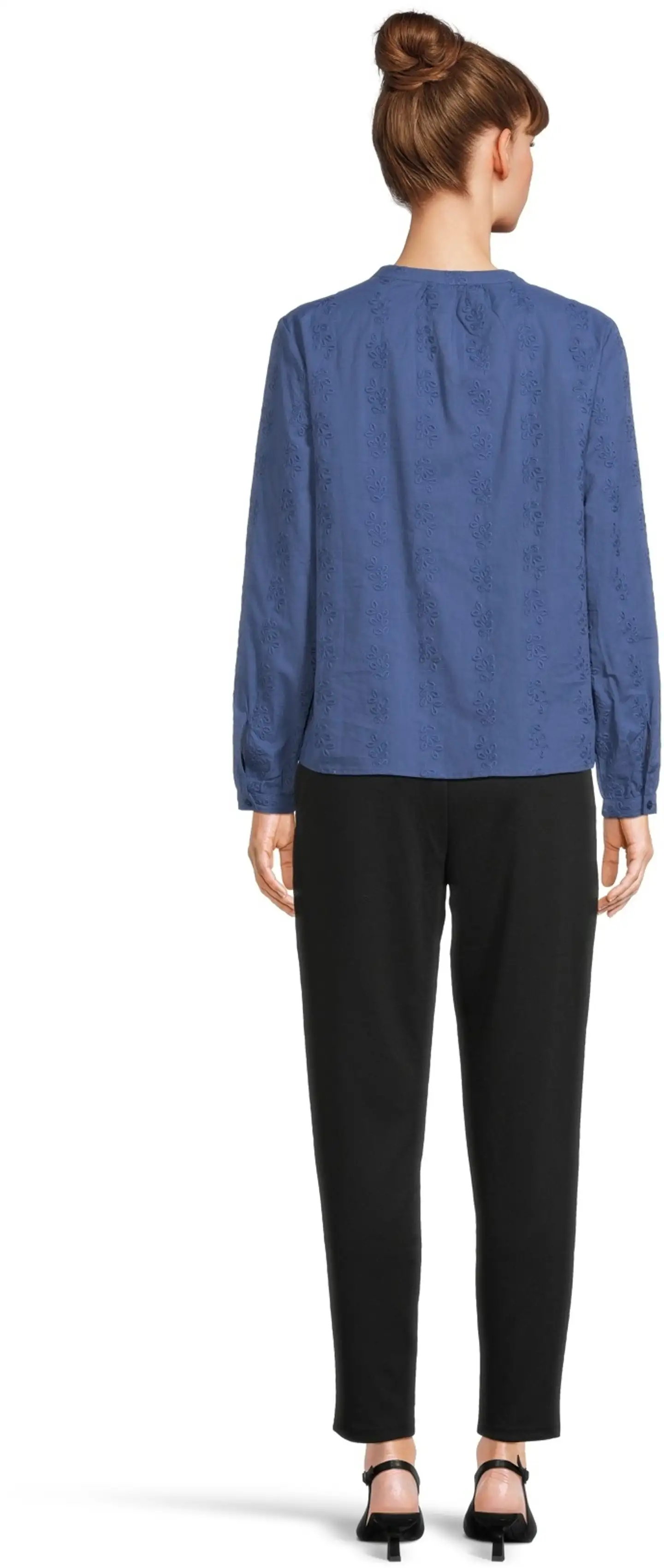 House naisten kangaspaita 228H261010 - True Navy - 3