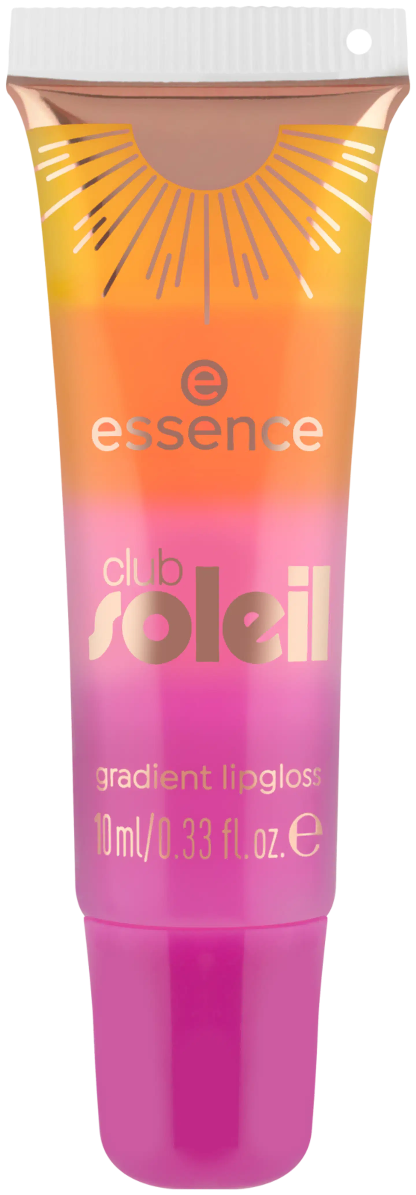 essence club SOLEIL gradient lipgloss 01 Heatwave Kiss 10 ml - 1