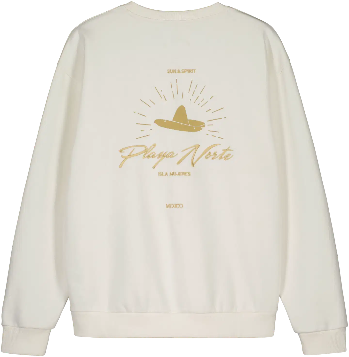 WKLY. miesten collegepusero Playa Norte - Off white - 2