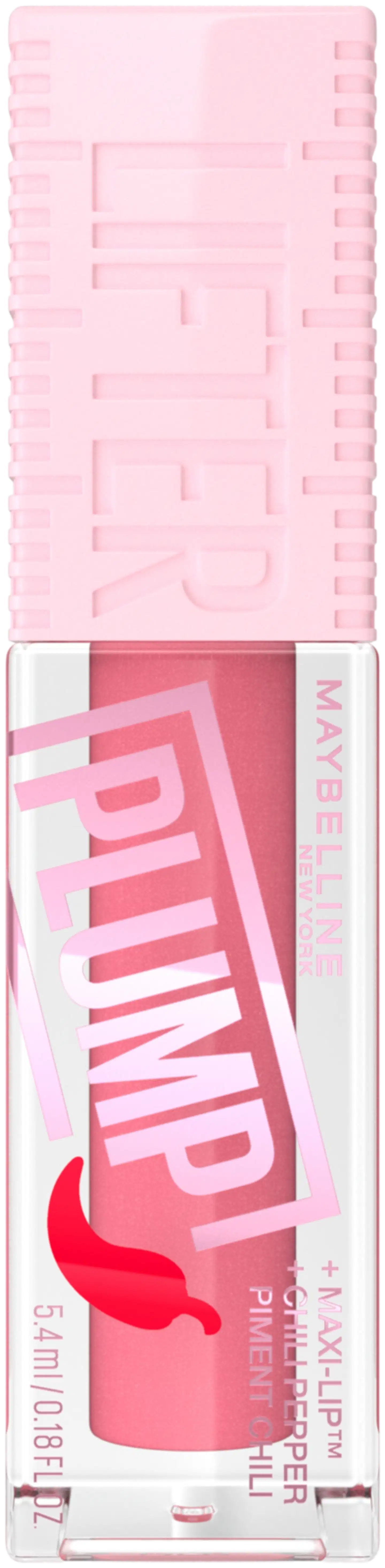 Maybelline New York Lifter Plump 004 Red Flag  huulikiilto 5,4ml - Blush Blaze - 2