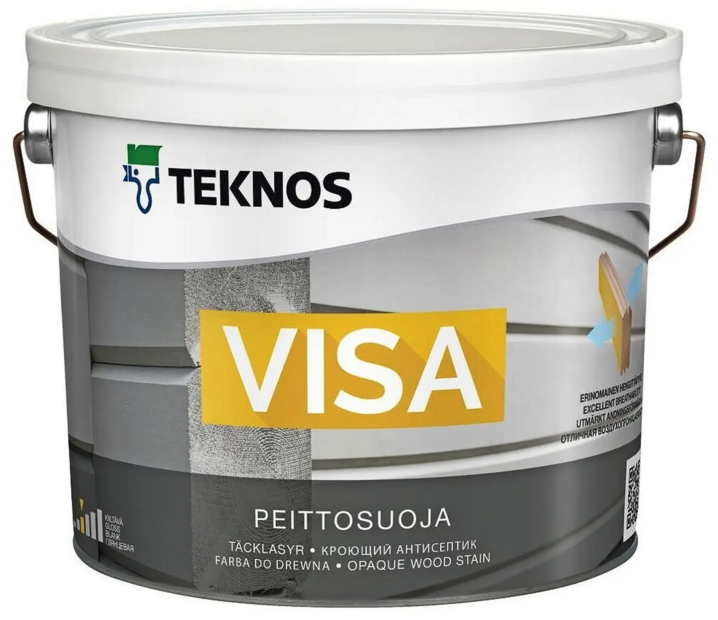 Teknos peittosuoja Visa 9 l PM3 sävytettävä puolihimmeä