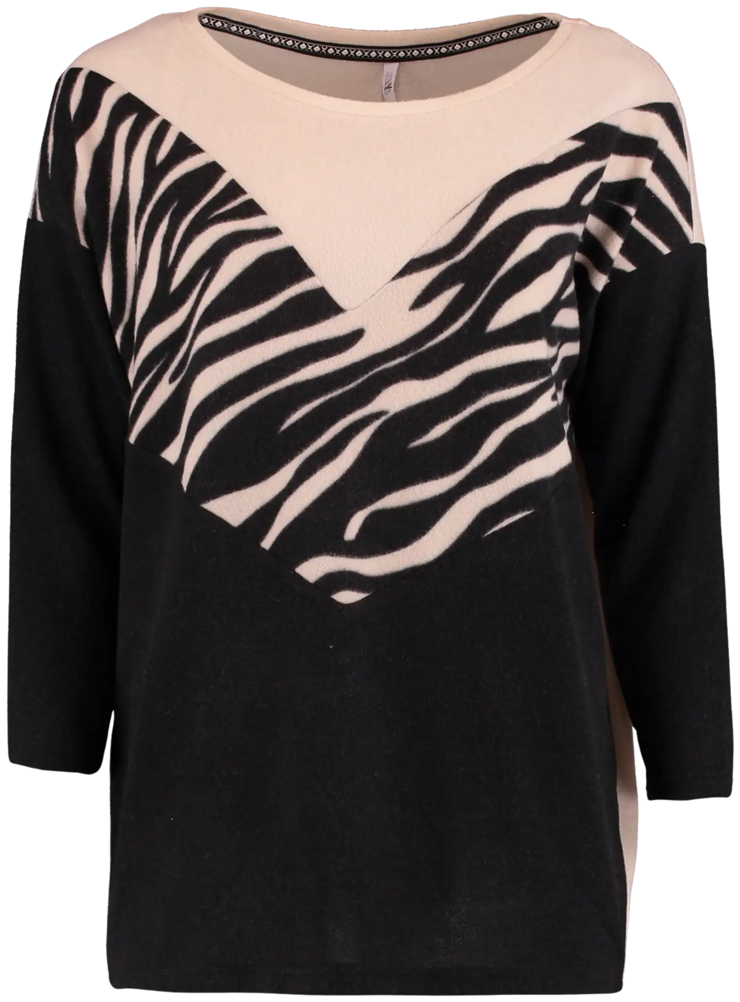 Hailys naisten pusero Tp Sa44rina NK-2209068-1 - beige zebra - 1