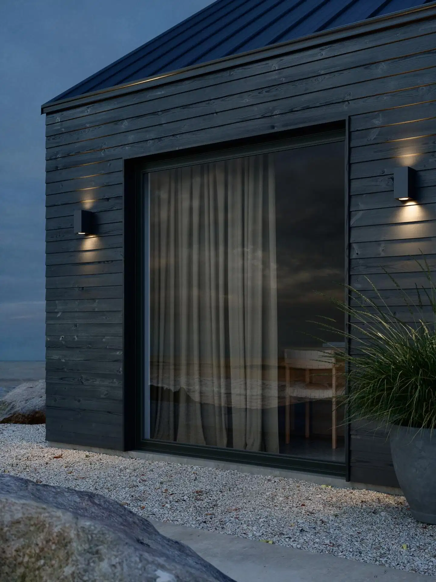 Nordlux seinävalaisin Canto Maxi Kubi 2 Seaside musta - 3