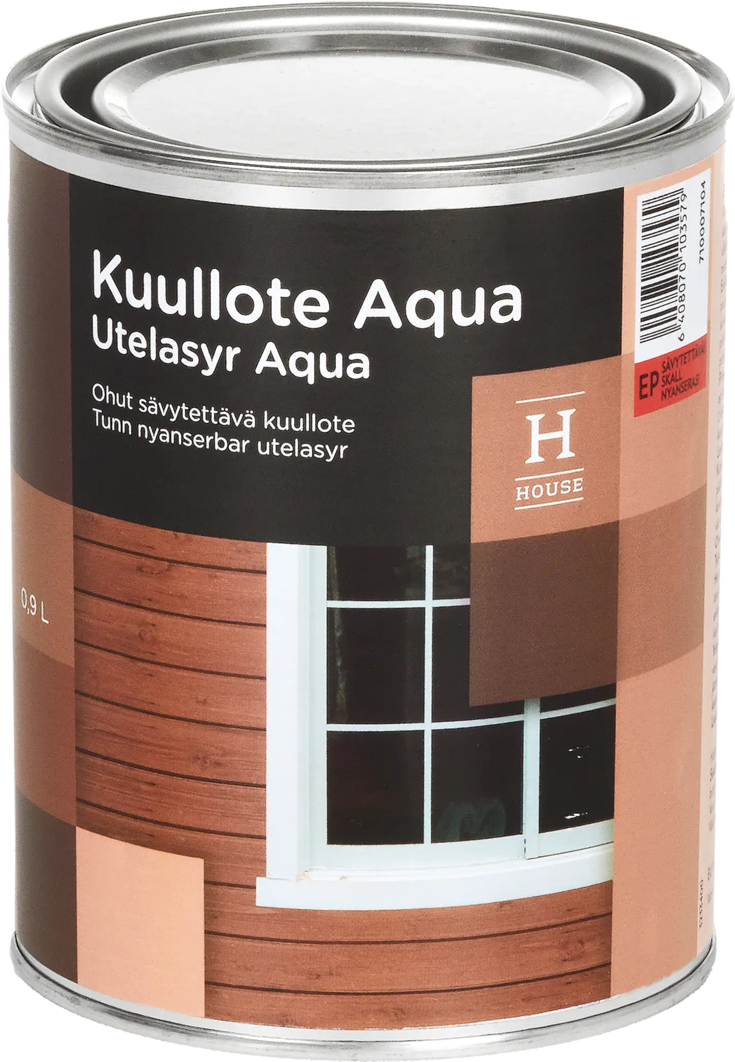 House kuullote Aqua 0,9l väritön sävytettävä