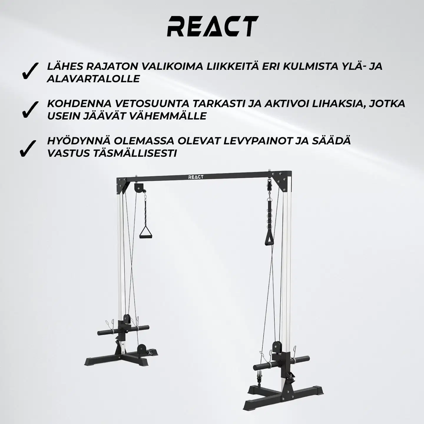 React Ristikkäistalja - 8