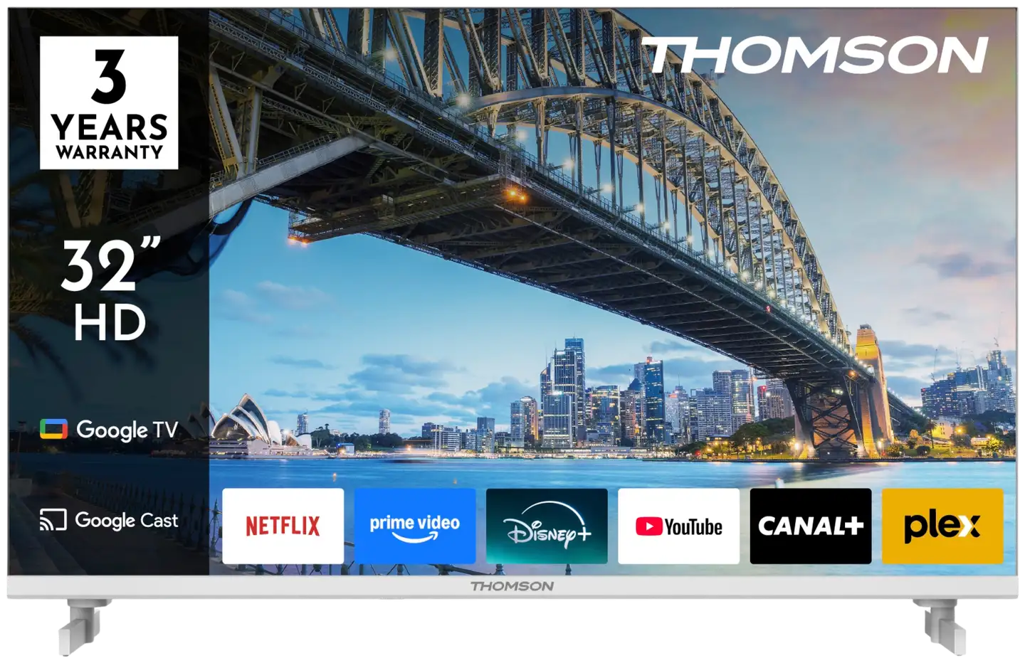 Thomson 32" HD Ready Google TV 32HG2S15W valkoinen - 1