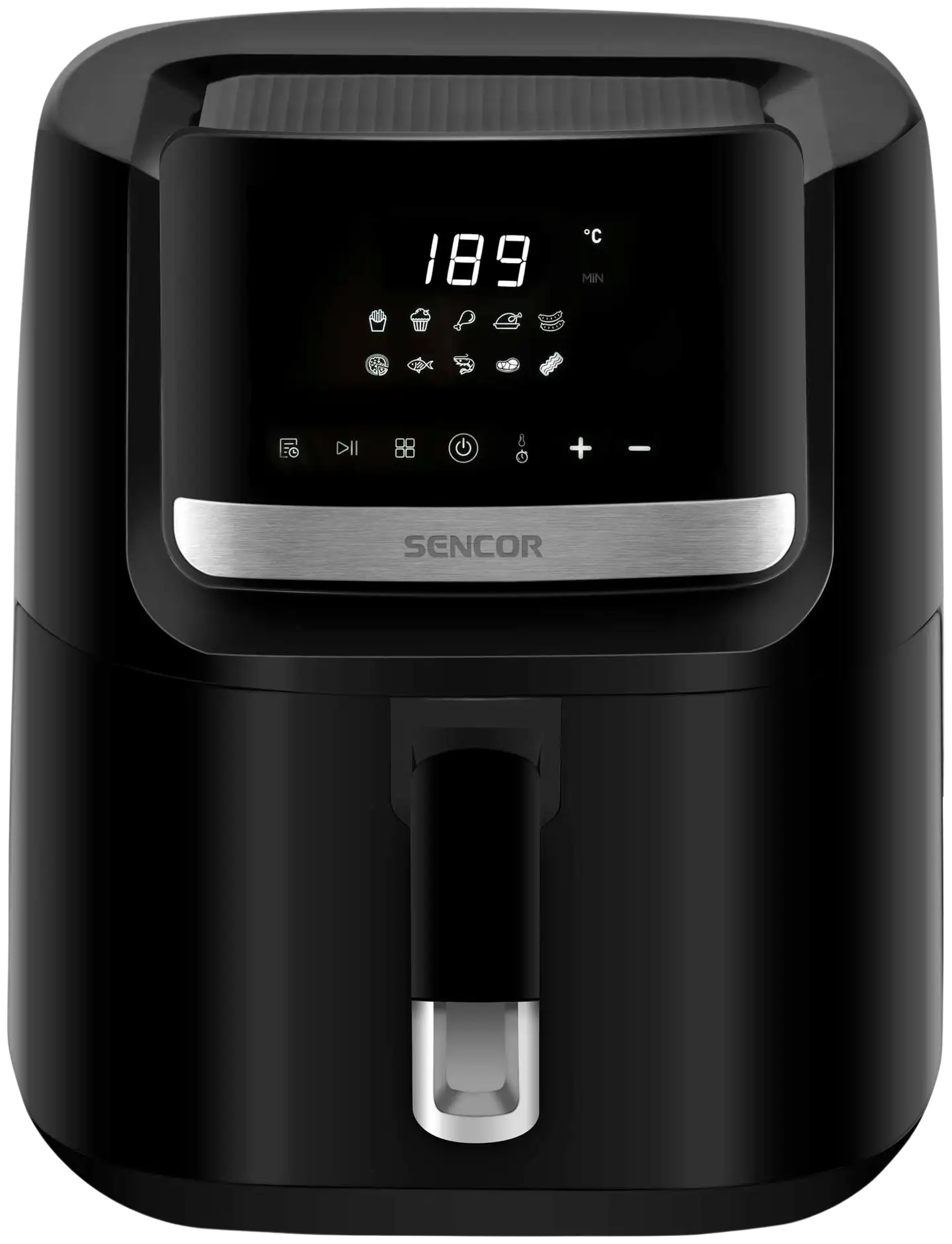 Sencor air fryer kiertoilmakypsennin SFR 6550BK musta - 2