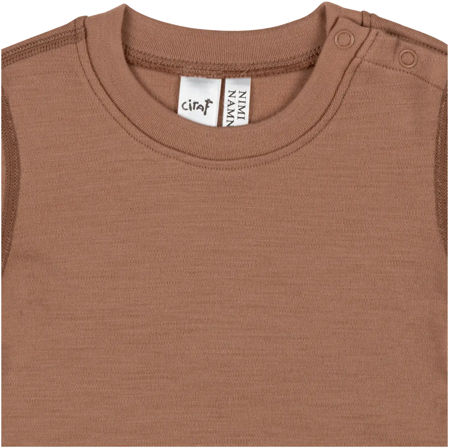 Ciraf vauvojen neulepusero merinovillaa 250B254193 - 16-1318tcx warm taupe - 3