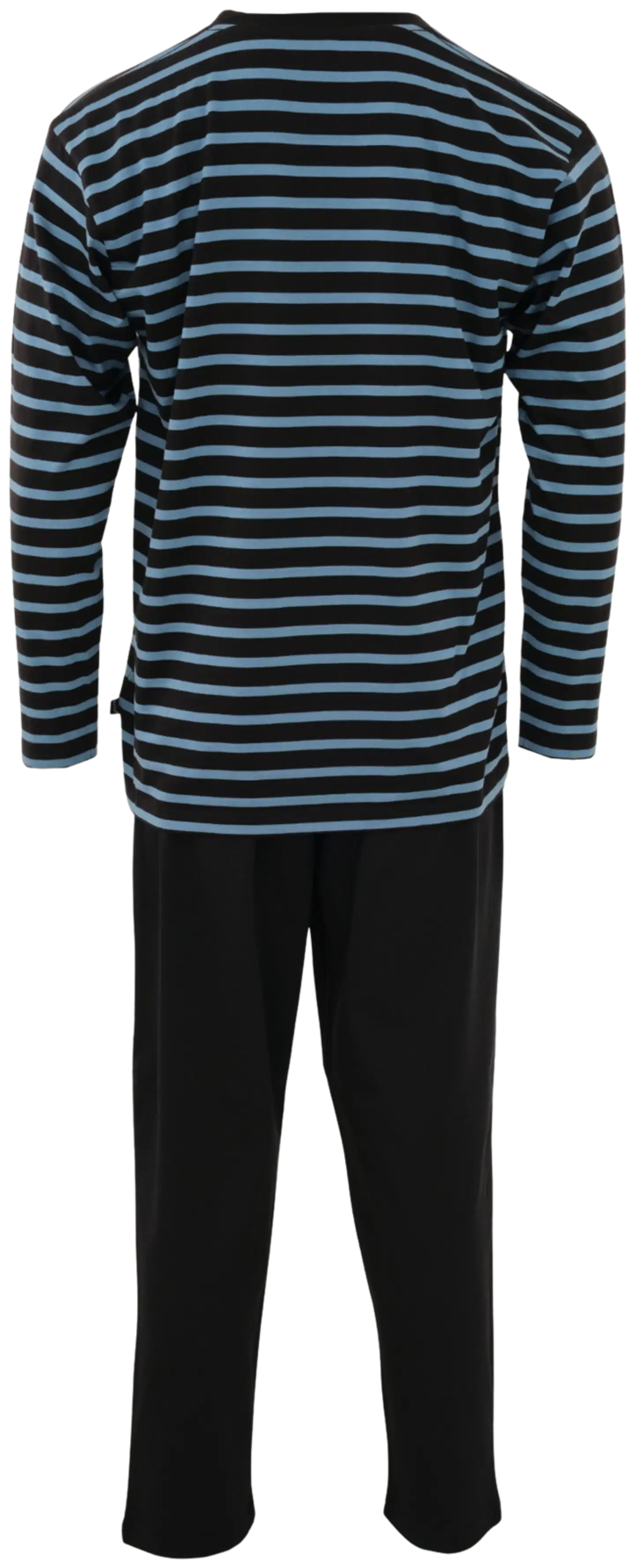RATIA miesten pyjama - musta/turkoosi - 2