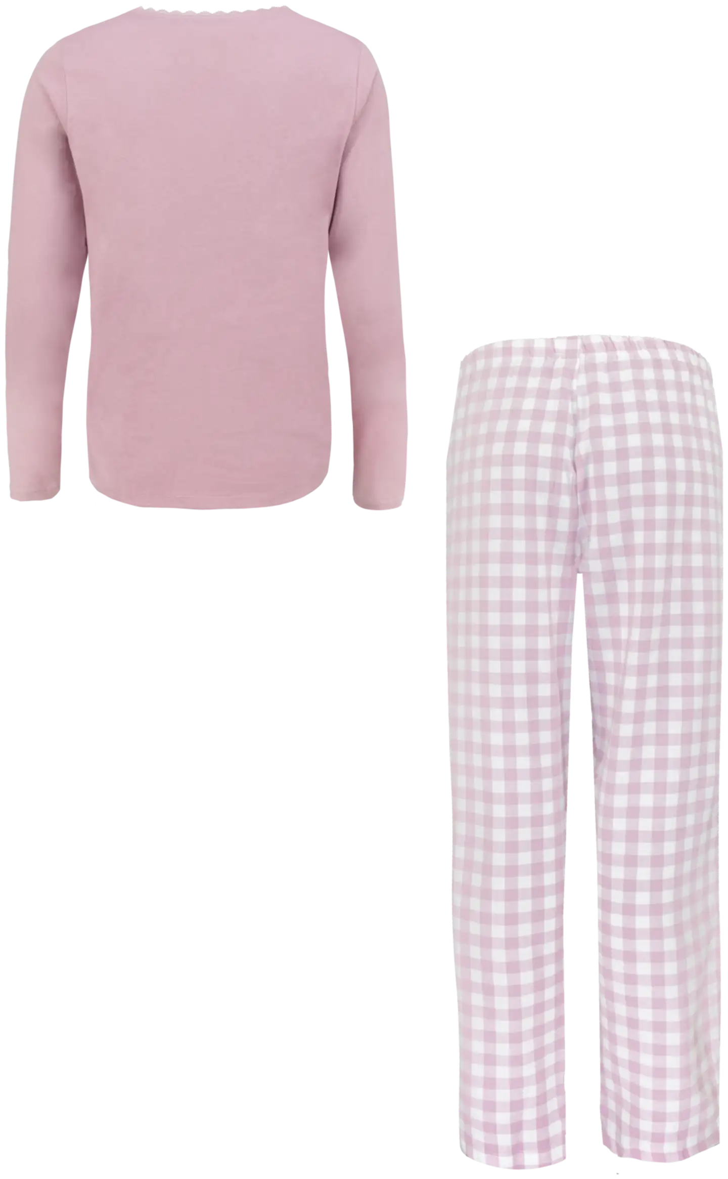 TEX naisten pyjama I997294 - pink - 2