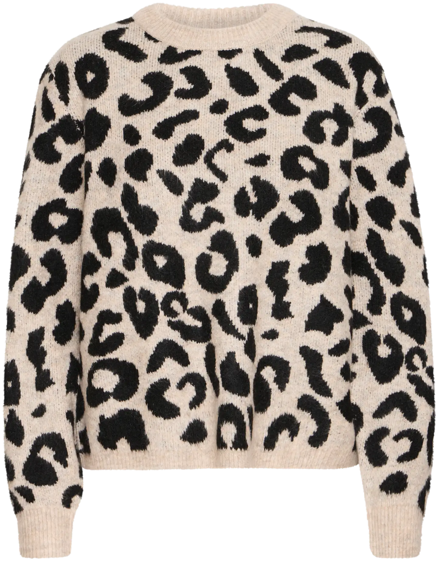 B.young naisten neule Bxminya leopard - Black Mix - 1