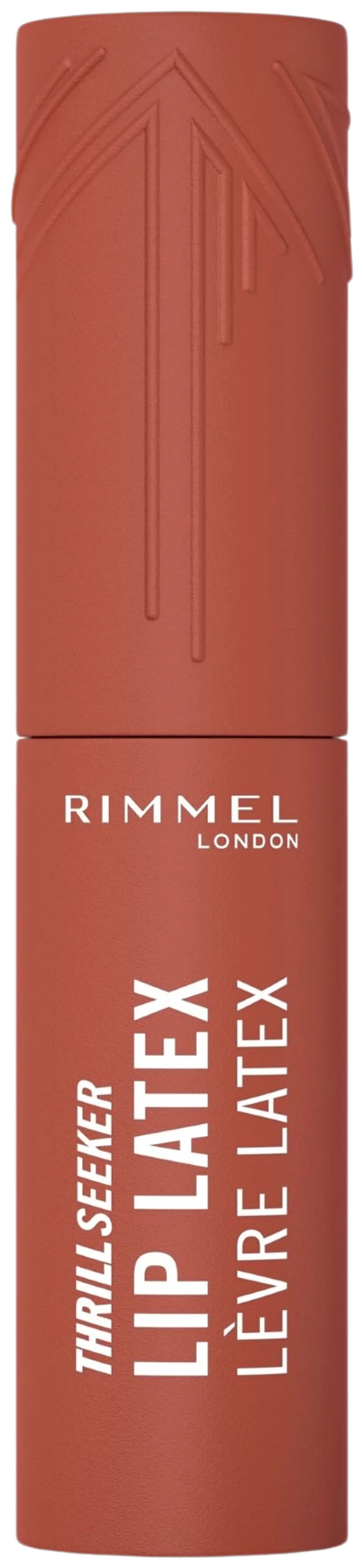 Rimmel Thrillseeker Lip Latex 6 ml, 300 Main Character nestemäinen huulipuna - 250 Honey Bun - 1