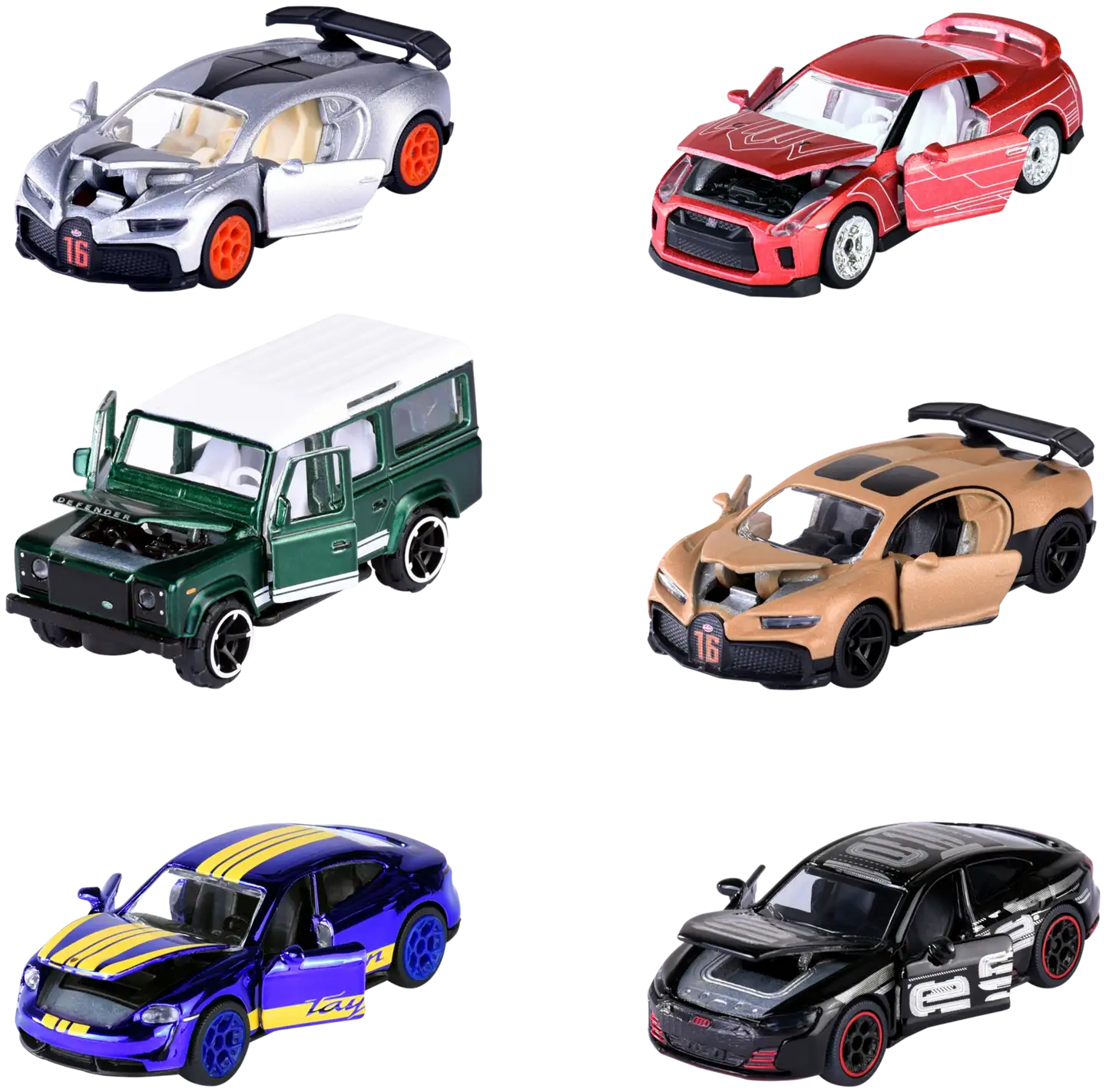 Majorette Showroom Deluxe auto, metallivalettu (die-cast), 7,5 cm, 1:64, useita erilaisia, lajitelma, myydään yksittäin - 2