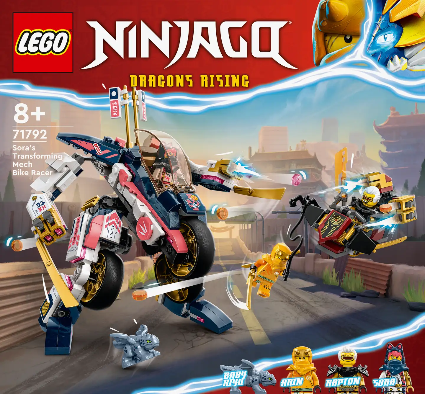 LEGO® Ninjago 71792 Soran muuntuva moottoripyörärobotti - 3