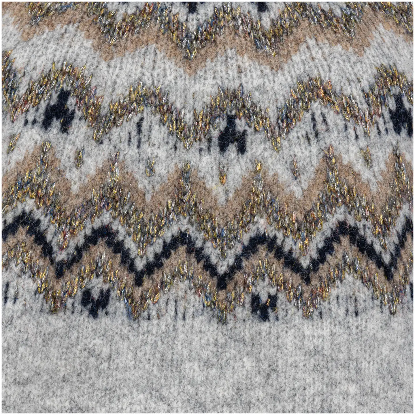 TEX naisten intarsia-neulepusero I997010 - GREY CHINE LIGHT - 2