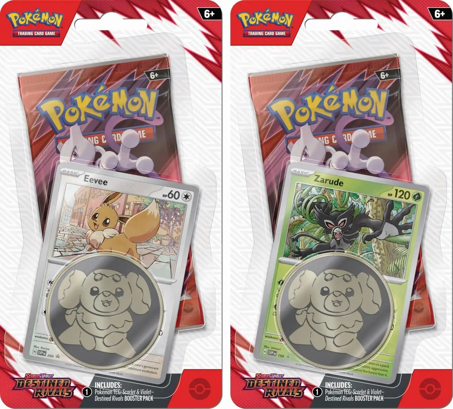 Pokemon Scarlet & Violet Checklane Destined Rivals keräilykortit