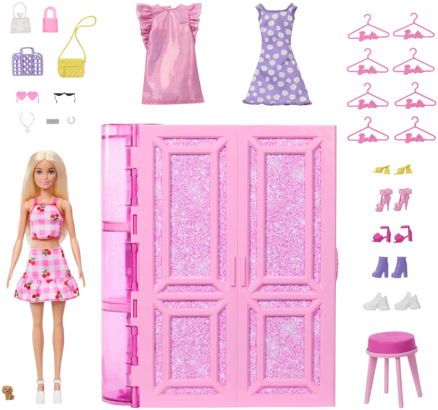 Barbie Fashion Fun unelmien vaatekaappi ja nukke - 2