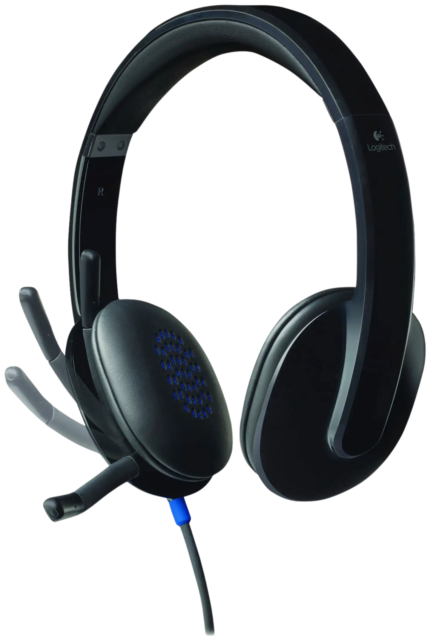 Logitech USB-kuulokemikrofoni H540 musta - 6