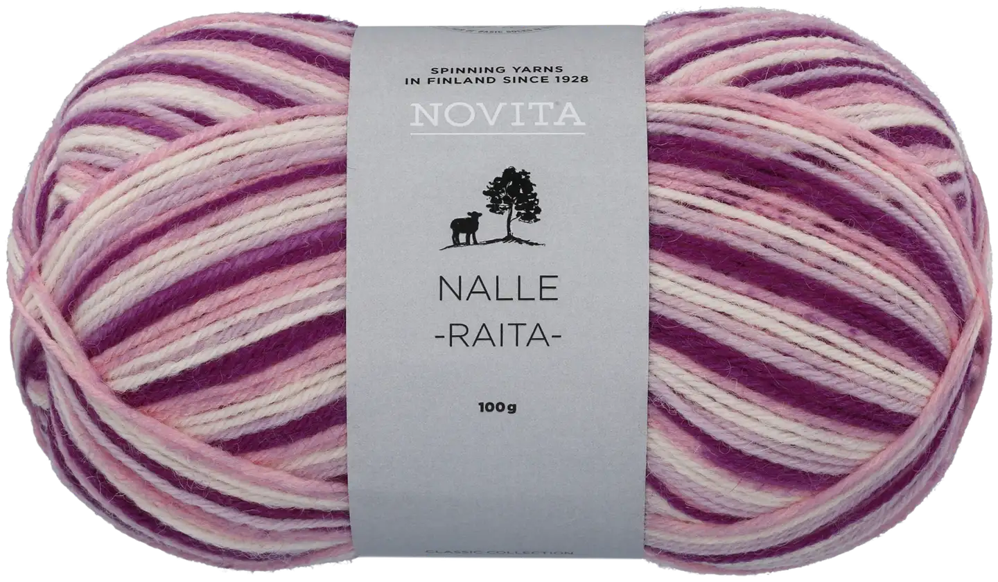 Novita lanka Nalle Raita 100 g keiju 8191 - 1