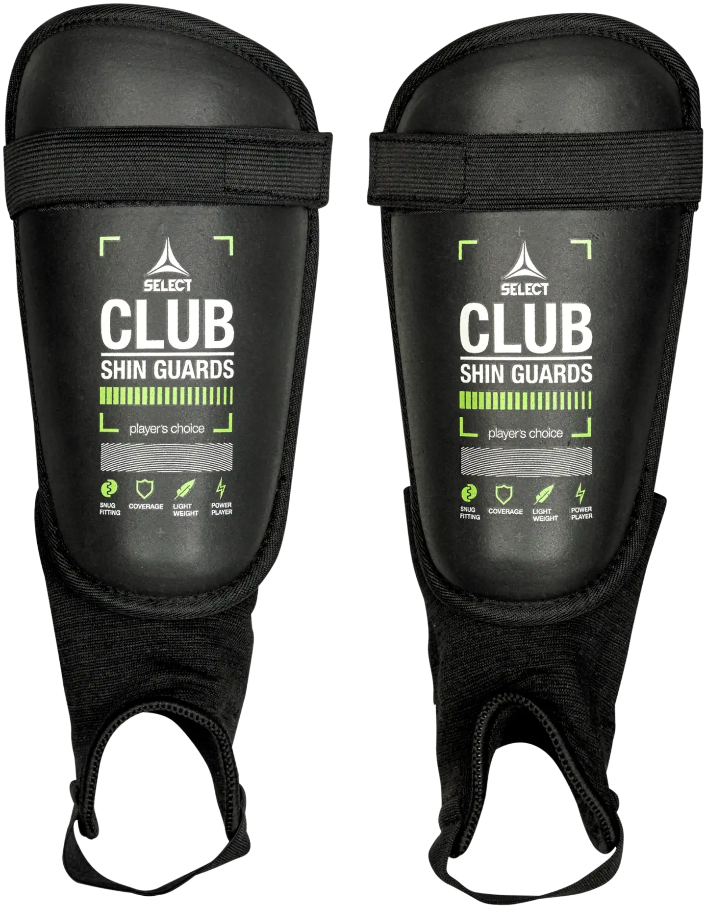 Select säärisuoja Shin Guard Club v25 - BLACK/GREEN