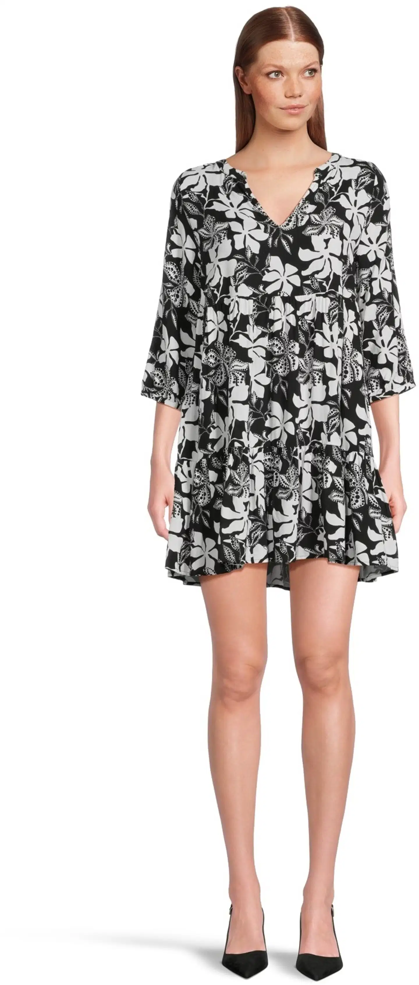 WKLY. naisten lyhyt mekko 218W040545 - AOP - 1