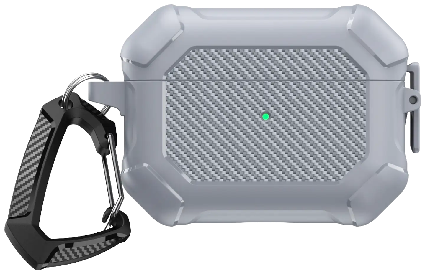 Wave Rugged Suojakotelo, Apple AirPods Pro 3 (2025), Vaaleanharmaa - 2