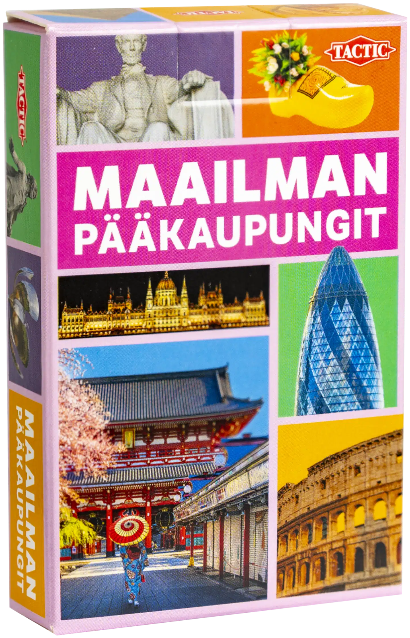 Tactic Korttipeli Maailman pääkaupungit korttikokoinen tietopeli - 4