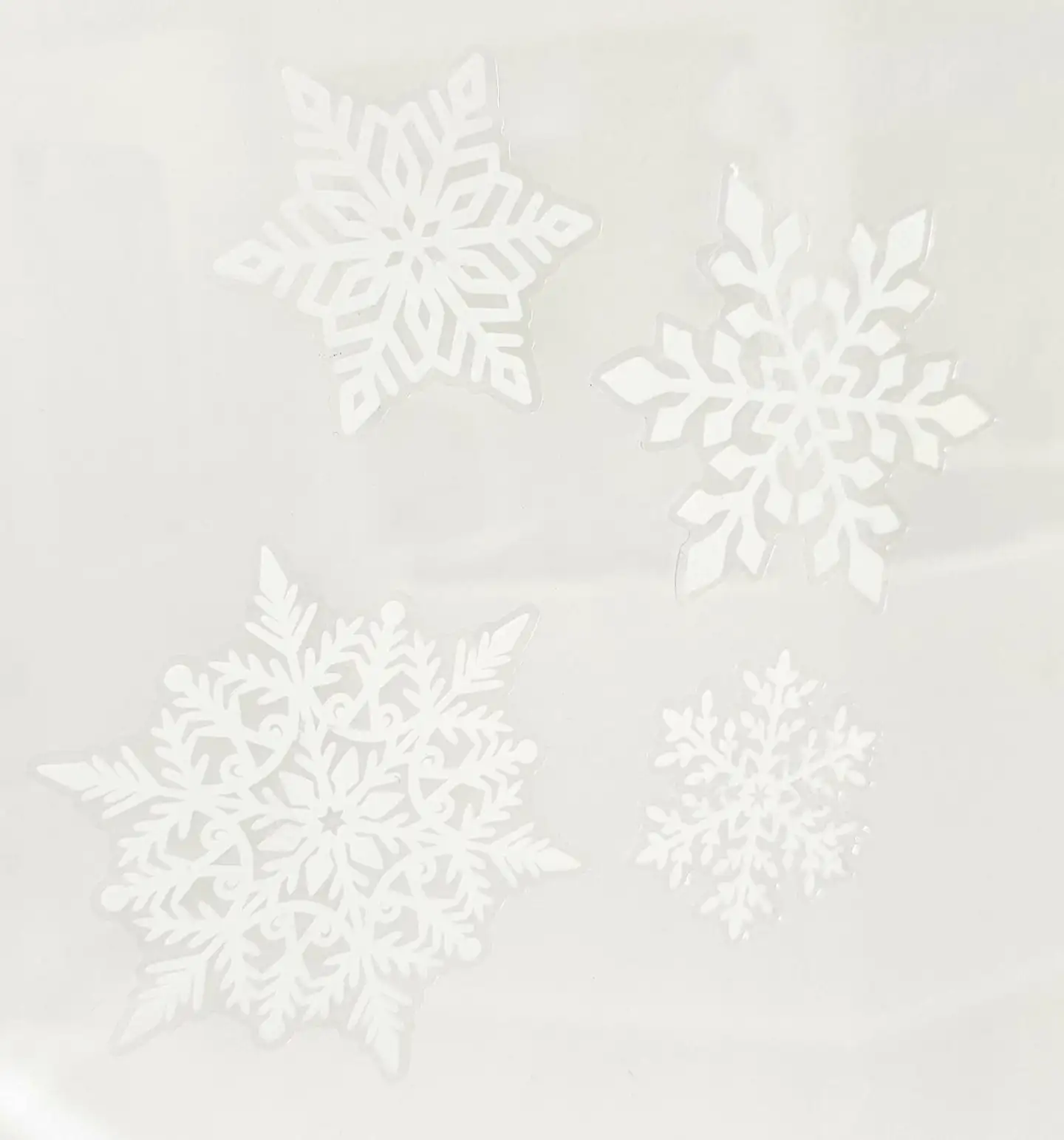 J.K. Primeco ikkunatarra A4 Lumihiutale valkoinen 2ark - 2