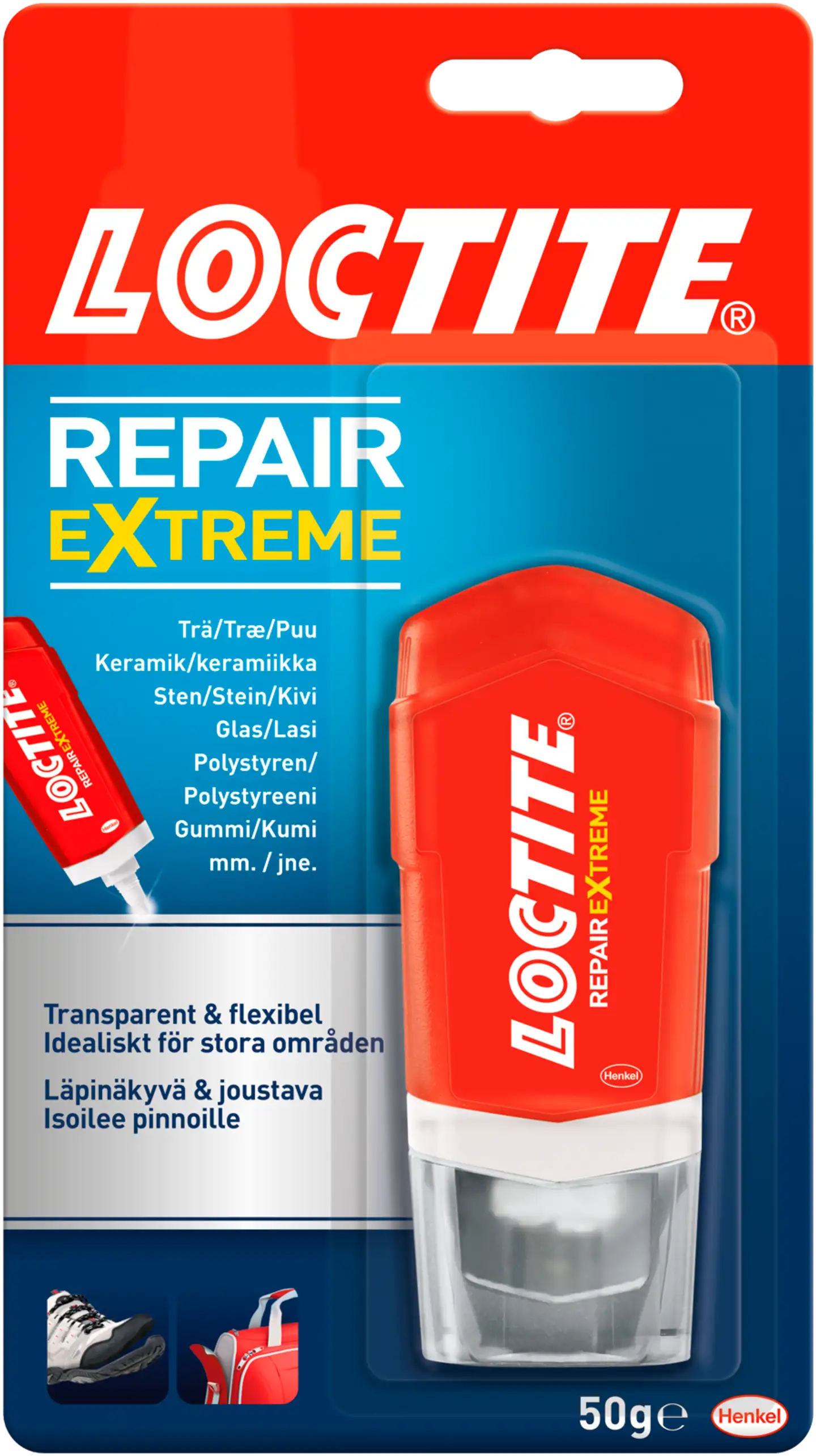 Loctite 50g yleisliima Repair Extreme - 1