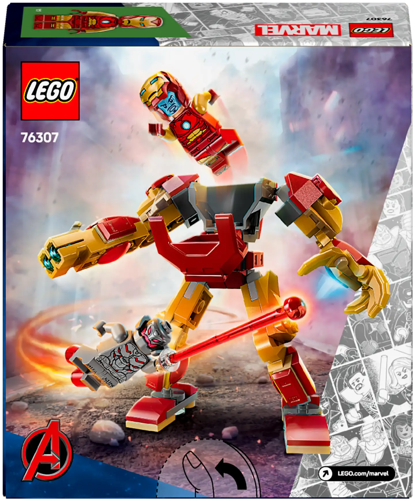 LEGO® Super Heroes Marvel 76307 Iron Man ‑robotti vastaan Ultron - 3