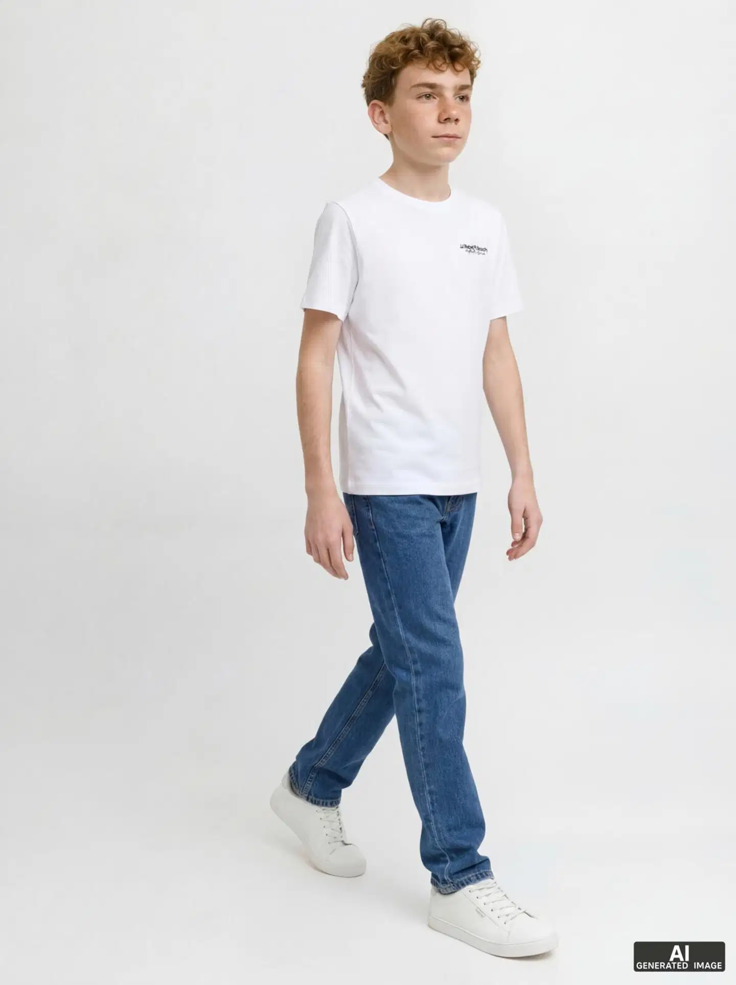 JJ REBEL JUNIOR lasten farkut - Blue Denim - 6