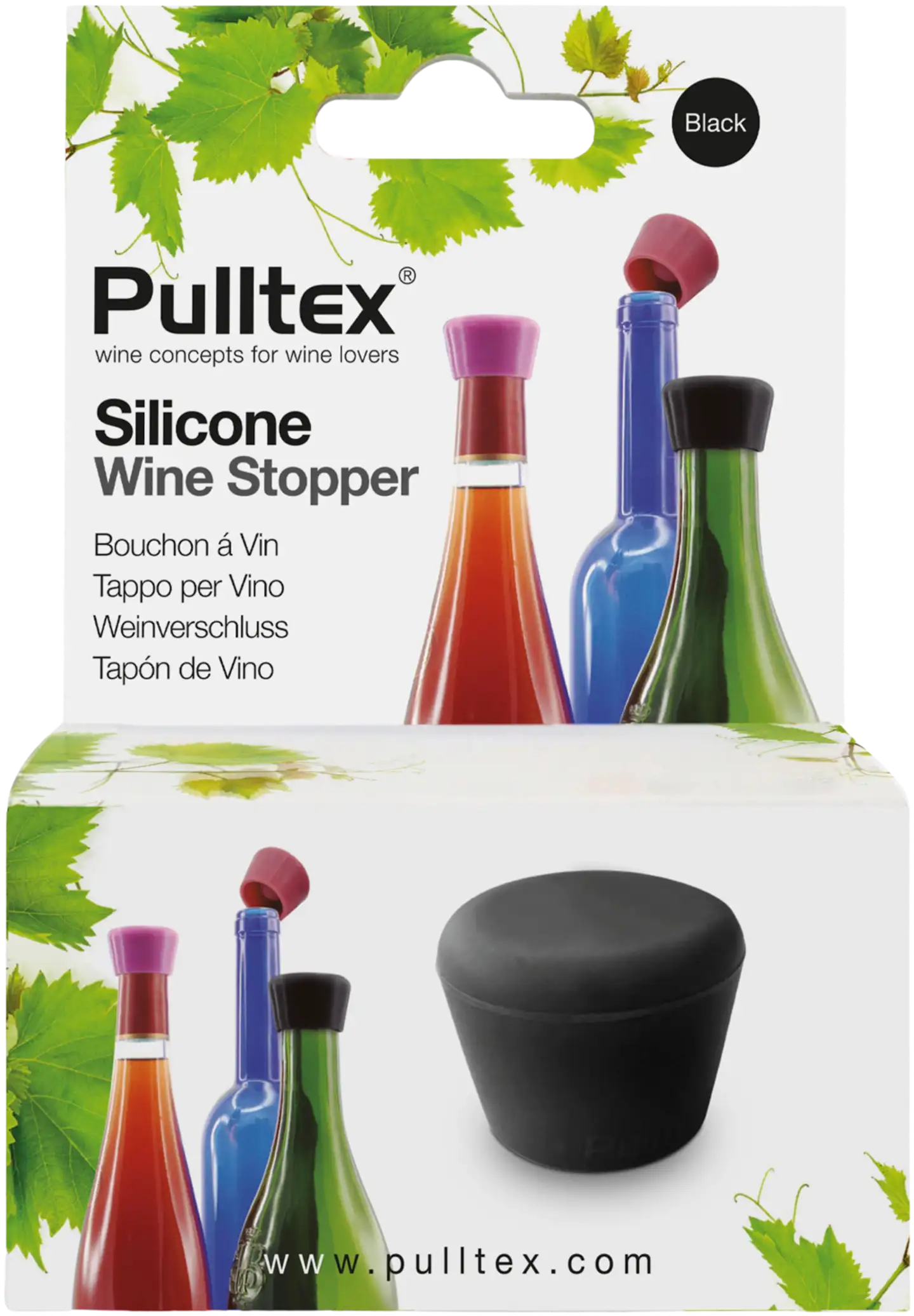 Pulltex viinipullon silikonistopperi - 2