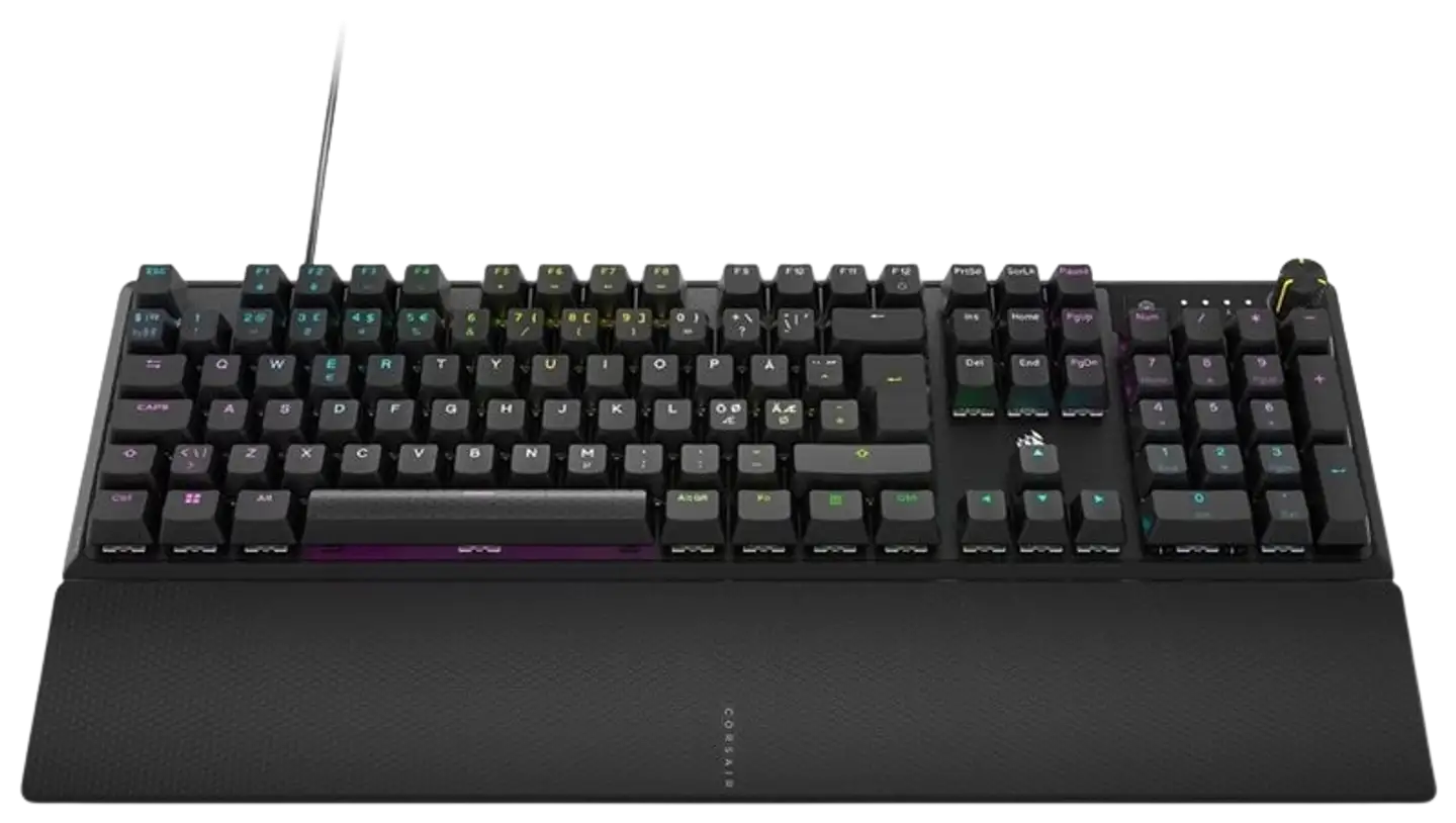 Corsair Pelinäppäimistö rannetuella K70 Core Black