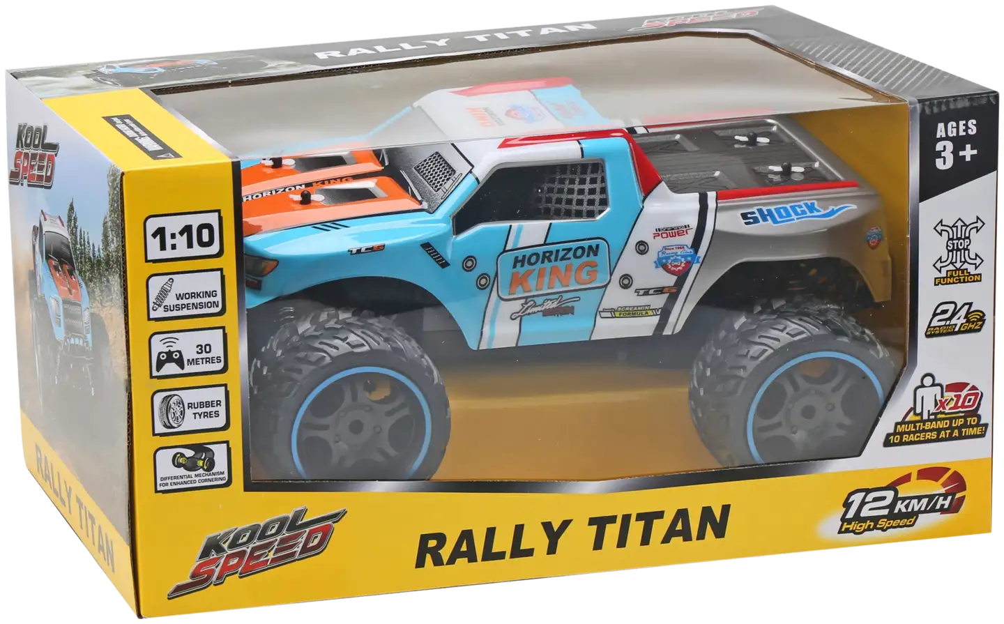 Koolspeed Rally Titan -kauko-ohjattava auto 1:10 - 3