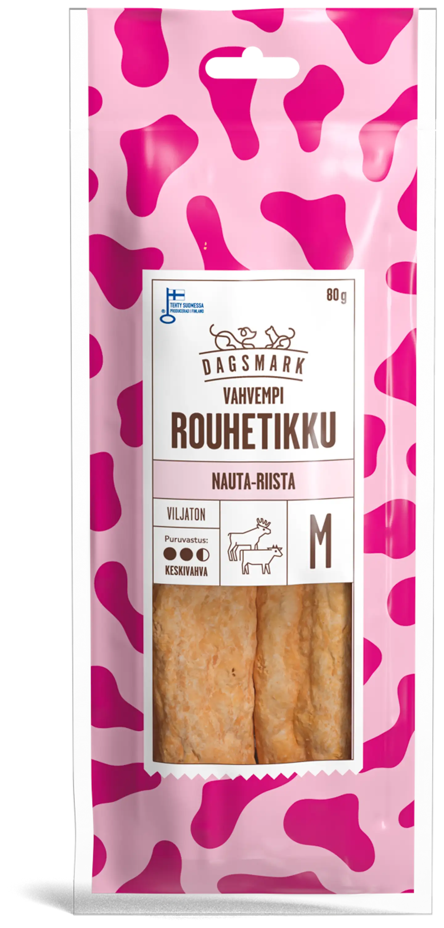 Dagsmark Rouhetikku nauta-riista M, 80 g