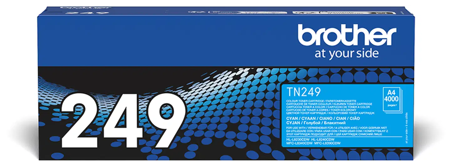 Brother laservärikasetti TN249C sininen - 1