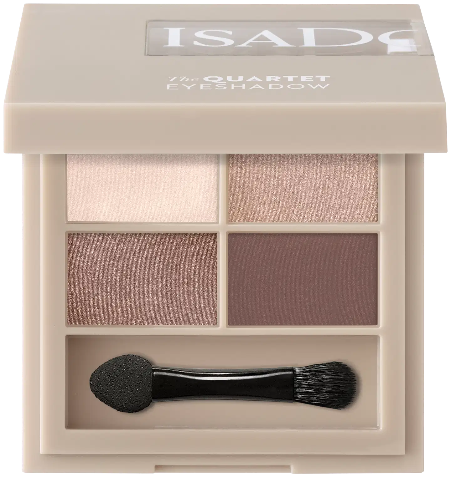 Isadora The Eyeshadow Quartet luomiväripaletti 04 Cappuccino 3,5 g - 04 Cappuccino - 2