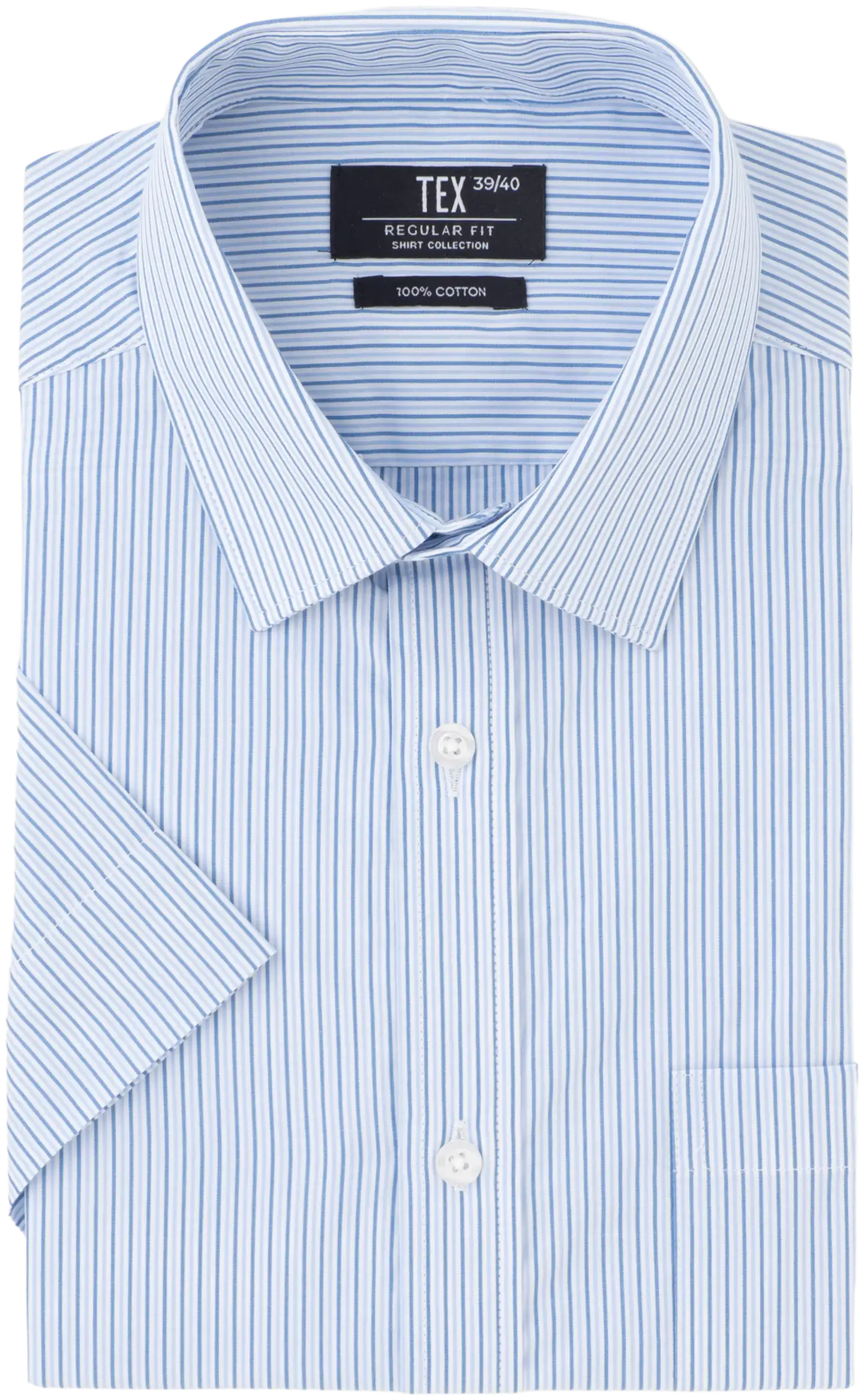 TEX miesten lyhythihainen kauluspaita I274798 - Sky - 3