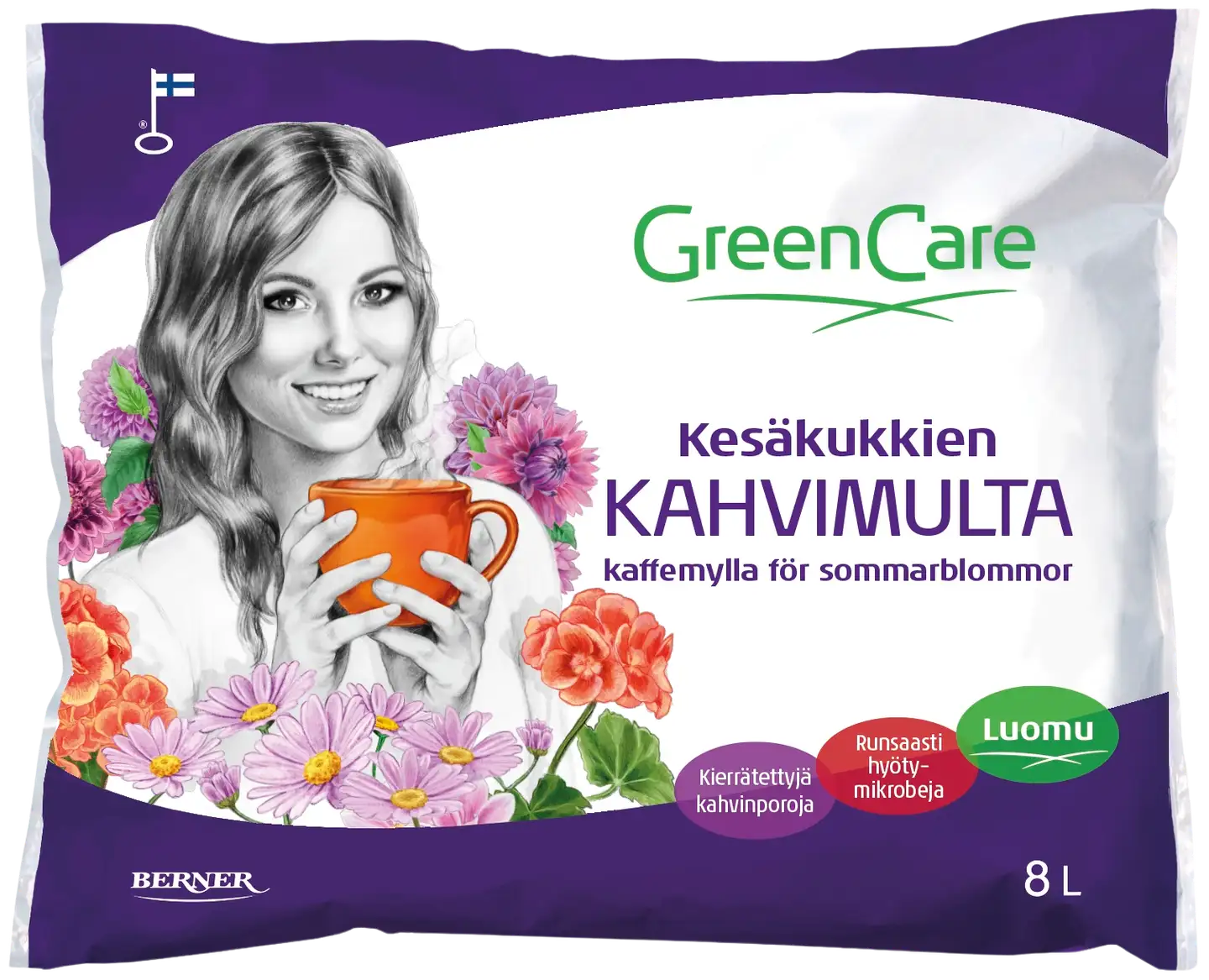 GreenCare Kesäkukkien kahvimulta 8 l