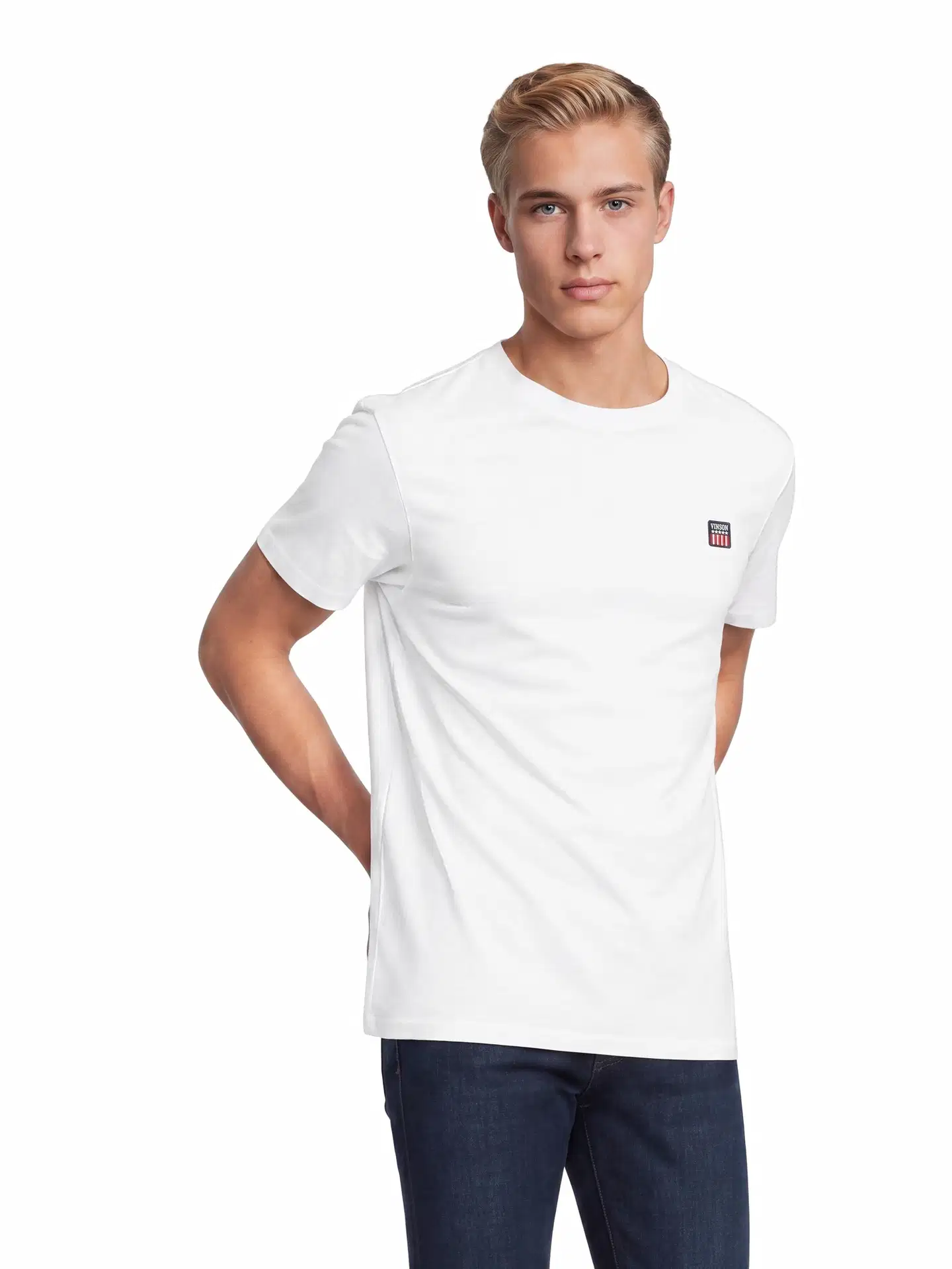Vinson miesten T-paita Massimo - BRIGHT WHITE - 1