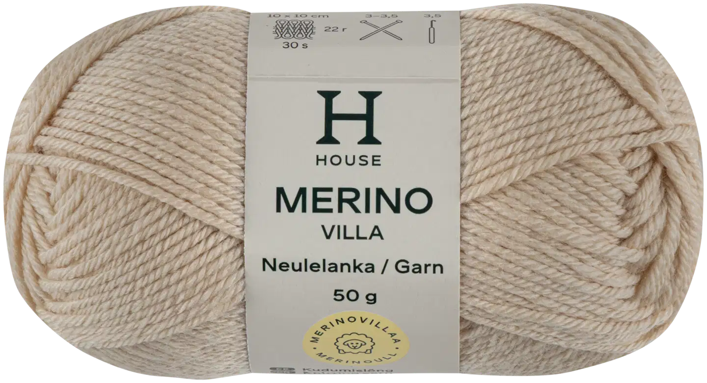 House lanka merinovilla 50g CNE-1833 light beige