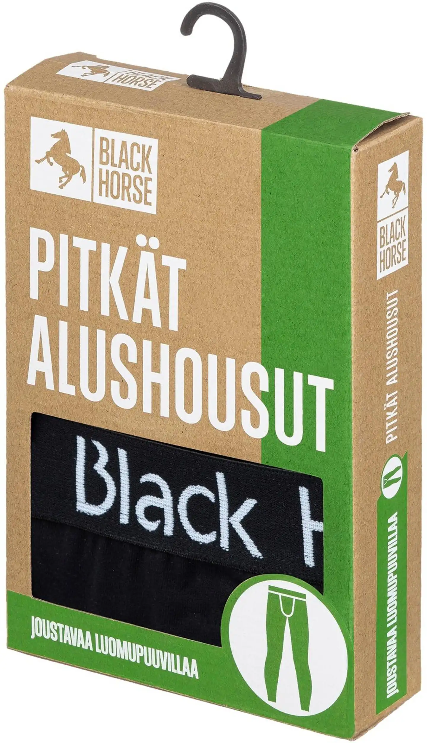 Black Horse lasten pitkät alushousut J032 - BLACK - 3