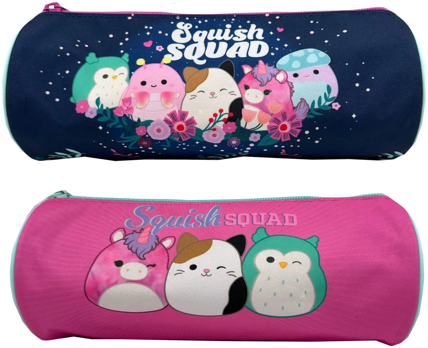Squishmallows pyöreä penaali, erilaisia