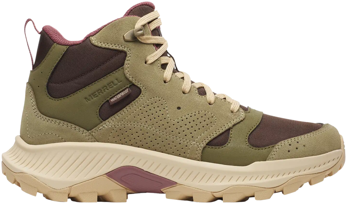 Merrell naisten ulkoilujalkine tempo sol mid - OLIVINE - 1