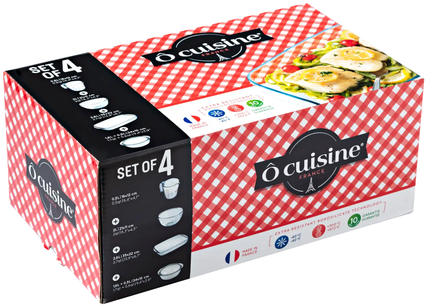 Ocuisine lahjapaketti 4 kpl