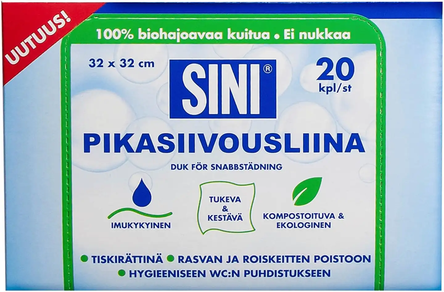 Sini 20 kpl pikasiivousliina